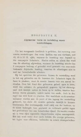Hoofdstuk II. Algemeene vorm en inrichting onzer versterkingen