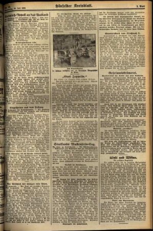 Zweite Ausgabe vom Donnerstag, den 26. Juli 1928.