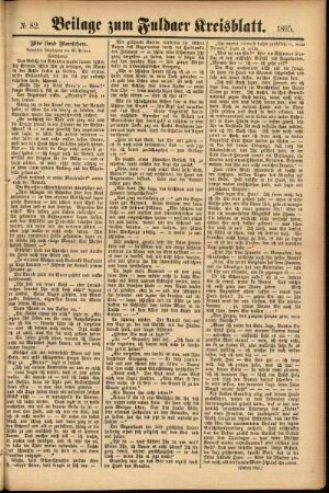 Zweite Ausgabe vom Samstag, den 13. Juli 1895.