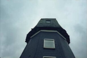 Wolkenwehe: Wolkenweher Weg: Rumpf von Holländermühle: Teilansicht: Blick auf Haube
