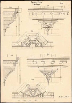 Rathaus, Alsfeld: Details Konsolen 1:10