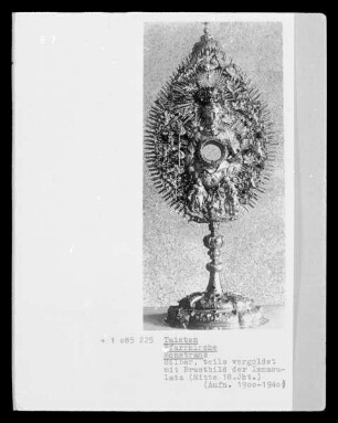 Monstranz mit Brustbild der Immaculata