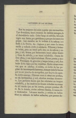 Costumbres De Las Mujeres