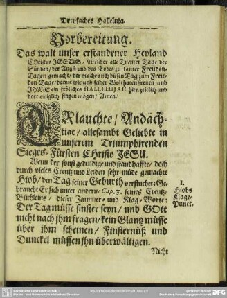 Dreyfaches Halleluja