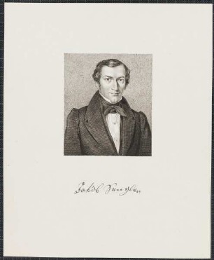 Icones Professorum Marpurgensium — Bildnis des Jakob Sengler (1799-1878)