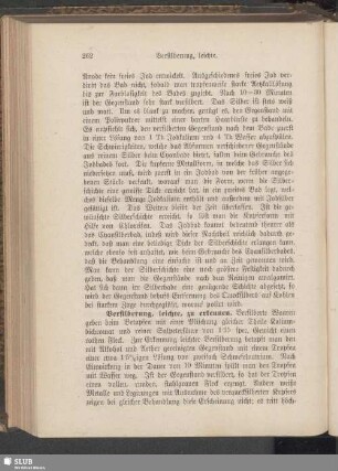 Versilberung, leichte