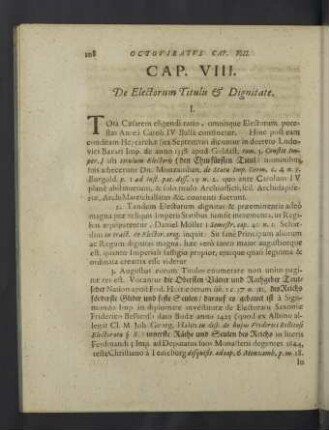 Cap. VIII. - XIII.