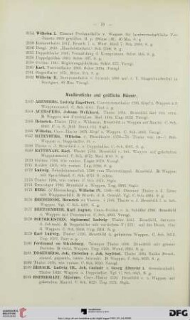 Neufürstliche und gräfliche Häuser (Nr. 2163-2338)