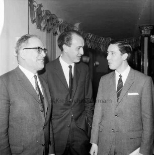 SPD: Kreisparteitag: Glashütte: neuer Kreisvorsitzender Alfred Schulz mit seinen Stellvertretern Gerhard Rohloff und Jan Quast
