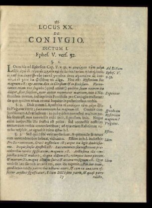 Locus XX. De Coniugio
