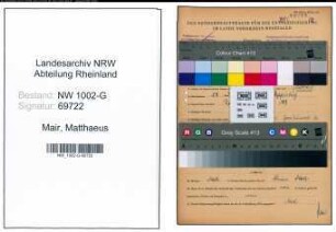 Entnazifizierung Matthaeus Mair, geb. 28.07.1891 (Kaufmann)