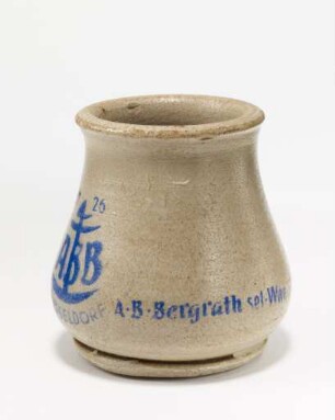 Senftöpfchen "A.B.Bergrath sel. Wwe."