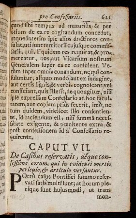 621-632, Caput VII - IX