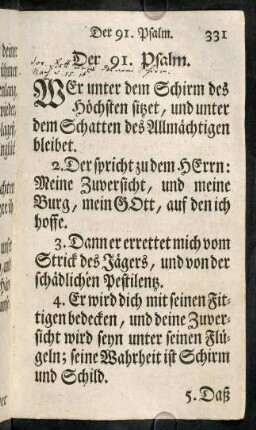 331-343, Der 91. Psalm. - Der 94. Psalm.