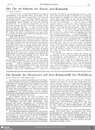 Die Uhr als Hüterin der Poesie und Romantik