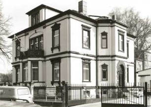 Dresden-Neustadt, Arndtstraße 6. Villa (Königlich Dänisches Generalkonsulat; um 1880). Straßenansicht