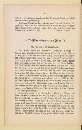 G. Aufsätze allgemeinen Inhalts
