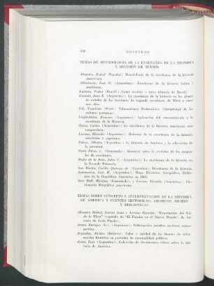 Temas de metodología de la enseñanza de la historia y revisión de textos