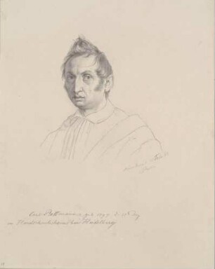 Bildnis Rottmann, Carl (1797-1850), Maler