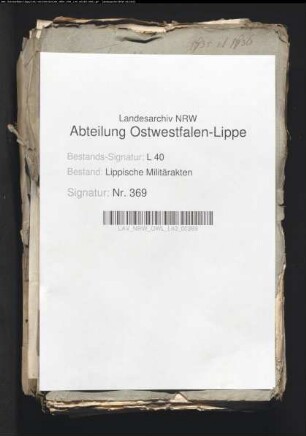 Fahndung nach und Auslieferung von desertierten lippischen Untertanen in kurhannoverschen Kriegsdiensten