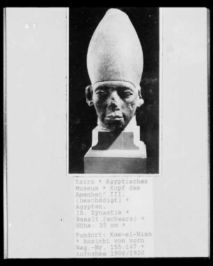 Kopf des Amenhet' III.