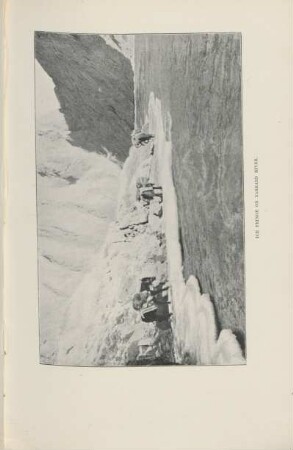 Ice fringe on Yarkand River
