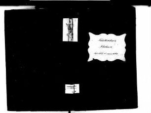 Fautenbach, Achern OG; Katholische Gemeinde: Heiratsbuch 1857-1869