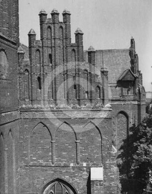 Südwestgiebel der Johanniskirche Danzig