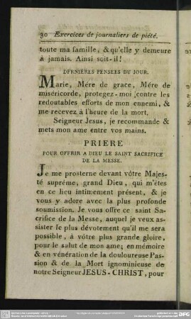 Dernieres Pensees Du Jour