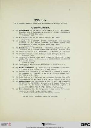 Zürich (Nr. 1-753)