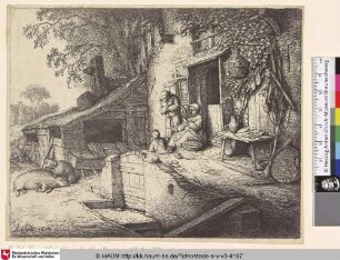 [Die Spinnerin; The woman spinning; La fileuse]