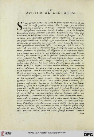 Avctor ad Lectorem