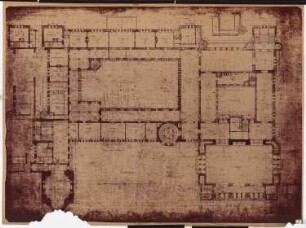 Königliches Residenzschloss Posen, Posen: Grundriss 1.OG 1:100