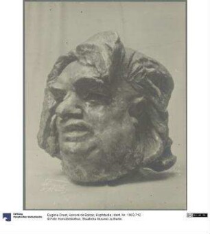 Honoré de Balzac, Kopfstudie