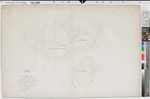 Hemmerde (Unna), Frömern (Fröndenberg), Bausenhagen (Fröndenberg), Fröndenberg (Fröndenberg), Teilung der Waldparzellen Schelk, Bl. 7 Brouillonkarte