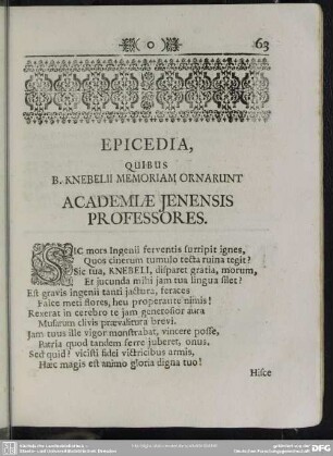 Epicedia