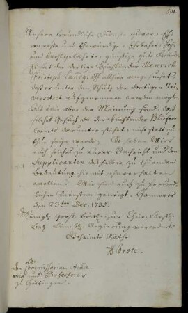 Ablehnung des Buchbinders Landgraff als Universitätsverwandter aufgrund des schon angestellten Buchbinders Bliefers.