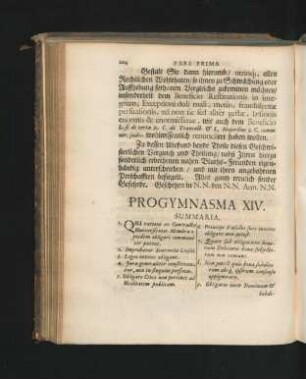 Progymnasma XIV.