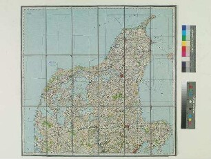 Karte vom nördlichen Jütland