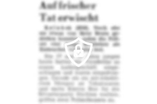 Auf frischer Tat erwischt
