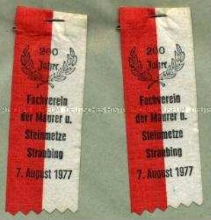Fachverein der Maurer und Steinmetze, 200 Jahre, Straubing