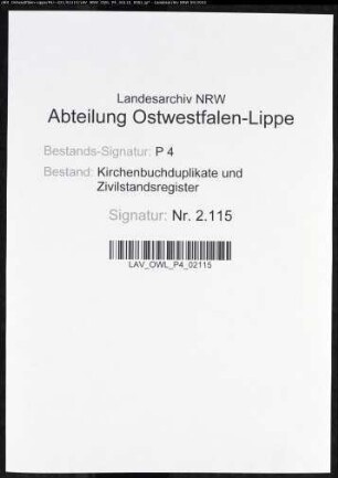 Kirchenbuchduplikat der evangelisch-reformierten Gemeinde Neuenrade (GHT 1848-1874). (Gemeinde: Neuenrade, evangelisch-reformierte Gemeinde)