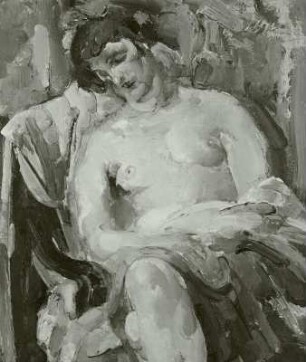 Sitzender weiblicher Akt