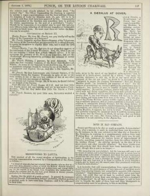 Mr. Punch's guide to the army; A Dædalus at Dover