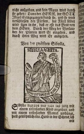 Von der zwölften Sibylla. - Die dreyzehnde Sibylla.