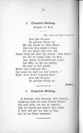 Quartett=Gesang.