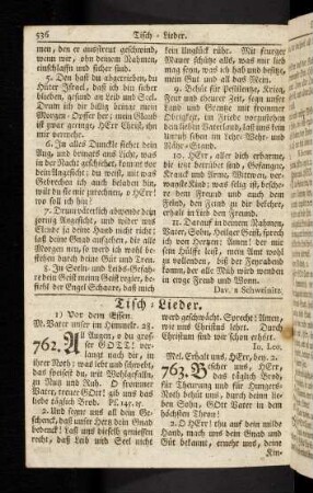 536-543, Tisch-Lieder (762. - 777.)