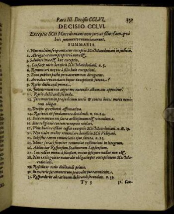 Decisio CCLVI. - Decisio CCLX.