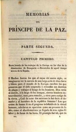 Memorias de Don Manuel Godoy principe de La Paz ... : o sea cuenta dada de su vida politica ; par servir a la historia del Reinado de Don Carlos IV de Borbon, 3