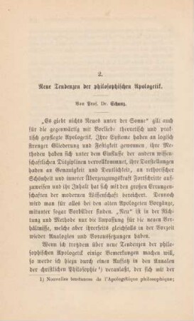 402-428 Neue Tendenzen der philosophischen Apologetik